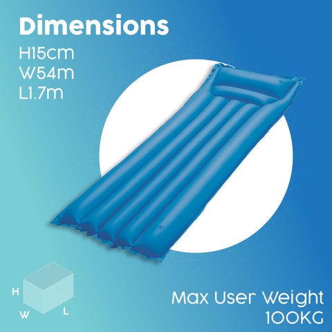 Bestway H2OGO! Matte Finish Air Mat Inflatable Pool Float