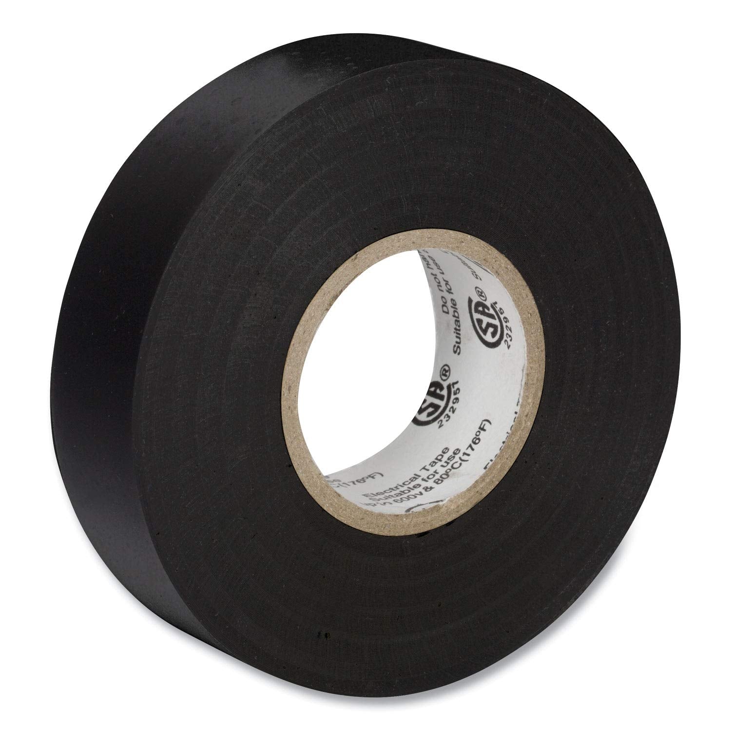 Duck Brand Professional Electrical Tape, 0.75-Inch by 66-Feet, Single Roll, Black (551117)