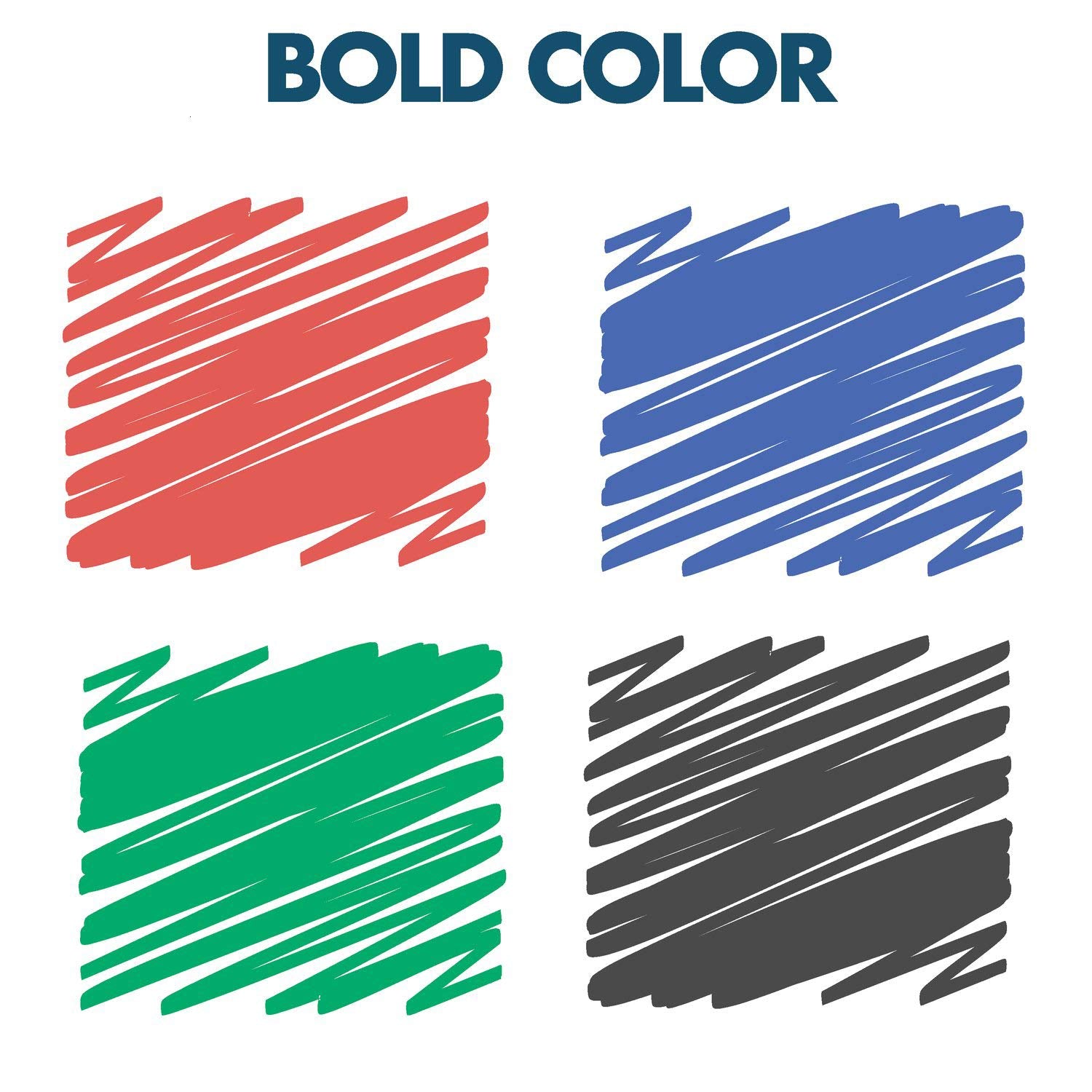 Quartet Glass Board Dry Erase Markers, Premium, Bullet Tip, Assorted Colors, 4 Pack (79552)