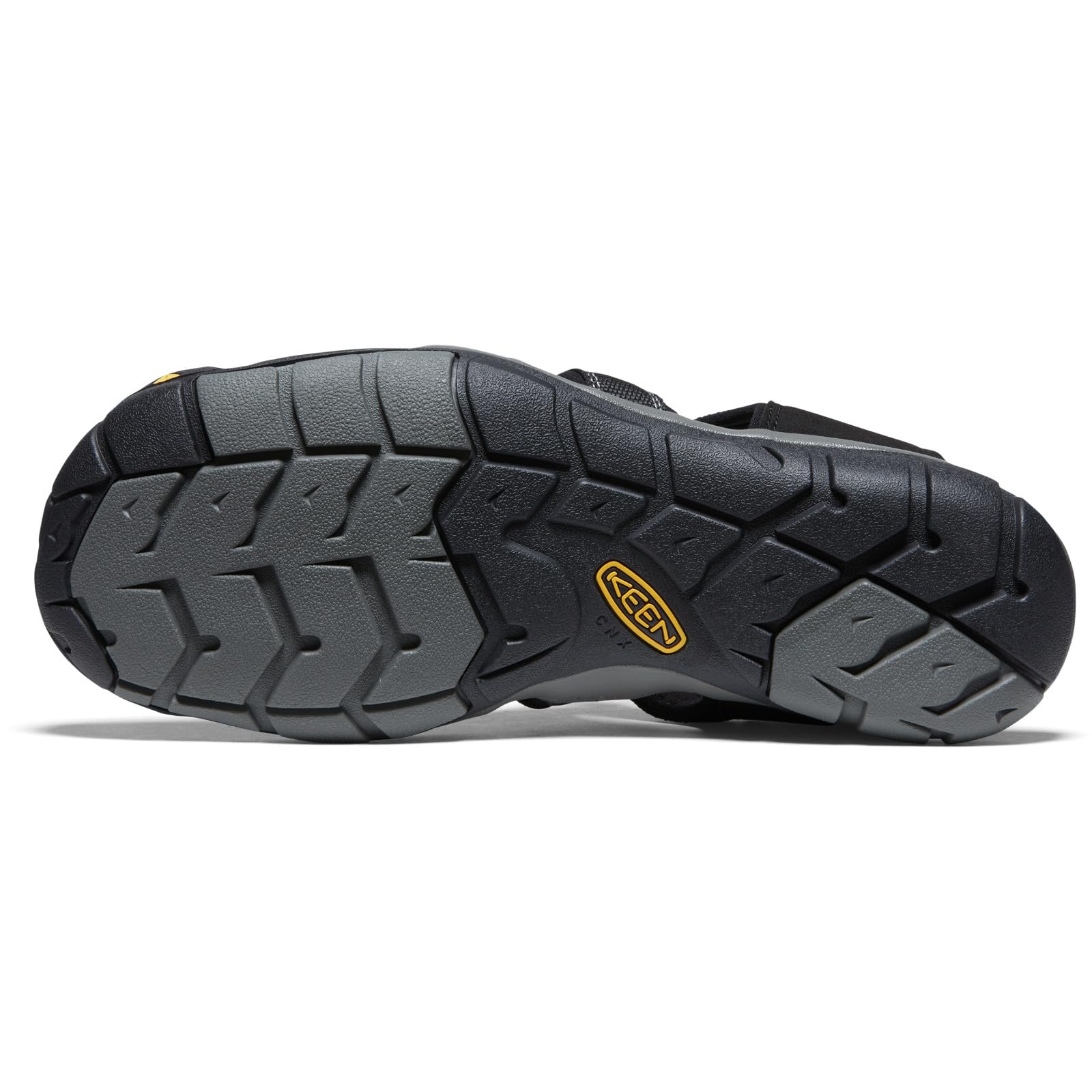 KEEN mens Clearwater Cnx-m Sandal, Black/Gargoyle, 11.5 US