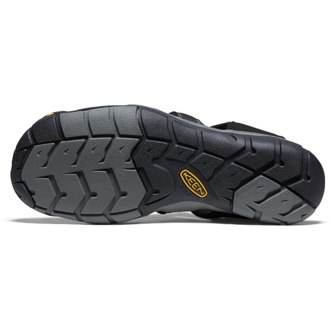 KEEN mens Clearwater Cnx-m Sandal, Black/Gargoyle, 11.5 US