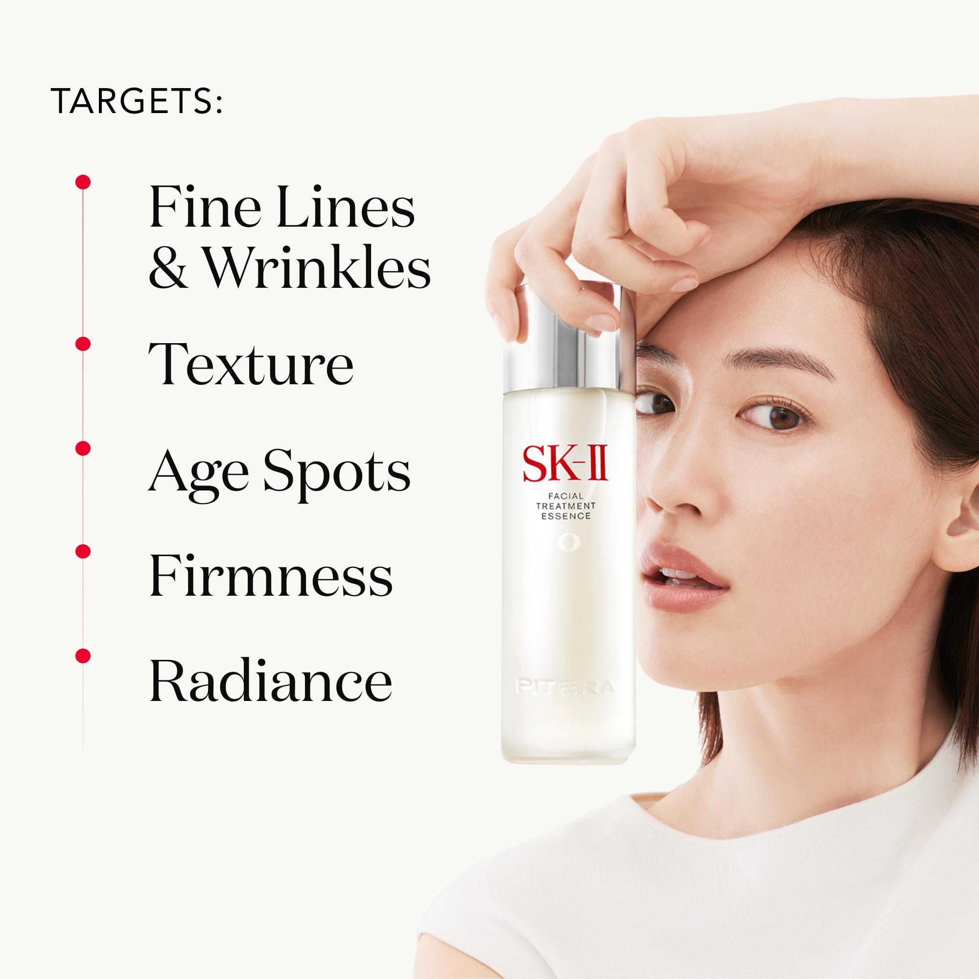 SK-II Facial Treatment Essence - Anti-Aging Essence Skincare to Help Reduce the Appearance of Fine Lines & Wrinkles - Visibly Refines Texture & Improves Firmness & Dark Spots (5.4 oz)