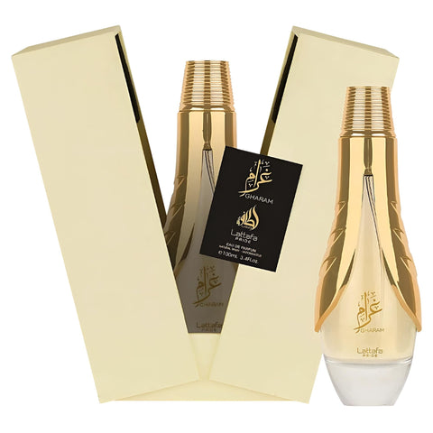 Lattafa Pride Gharam Eau de Parfum Spray for Unisex, 3.4 Ounce
