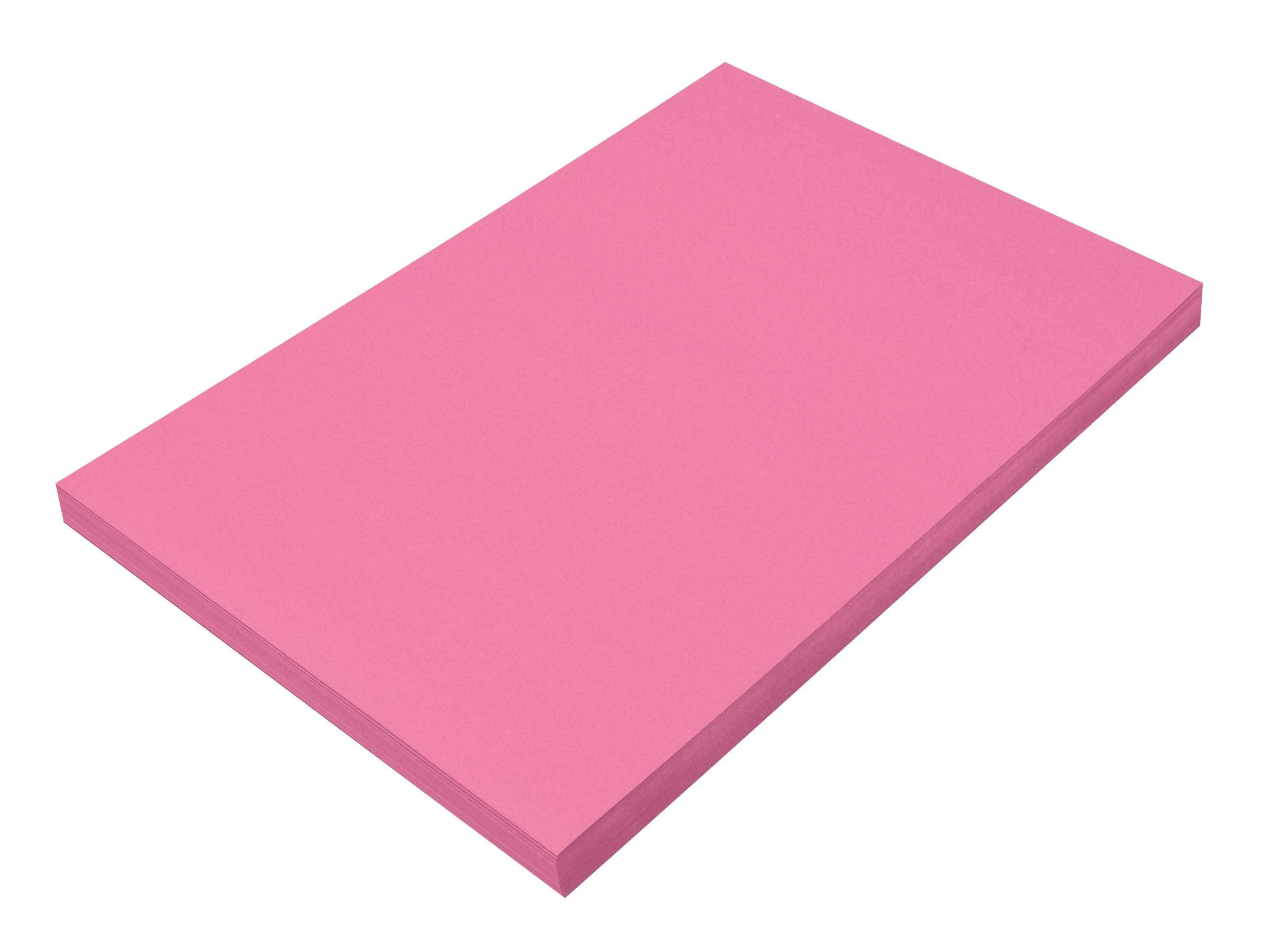 Prang (Formerly SunWorks) Construction Paper, Hot Pink, 12" x 18", 100 Sheets