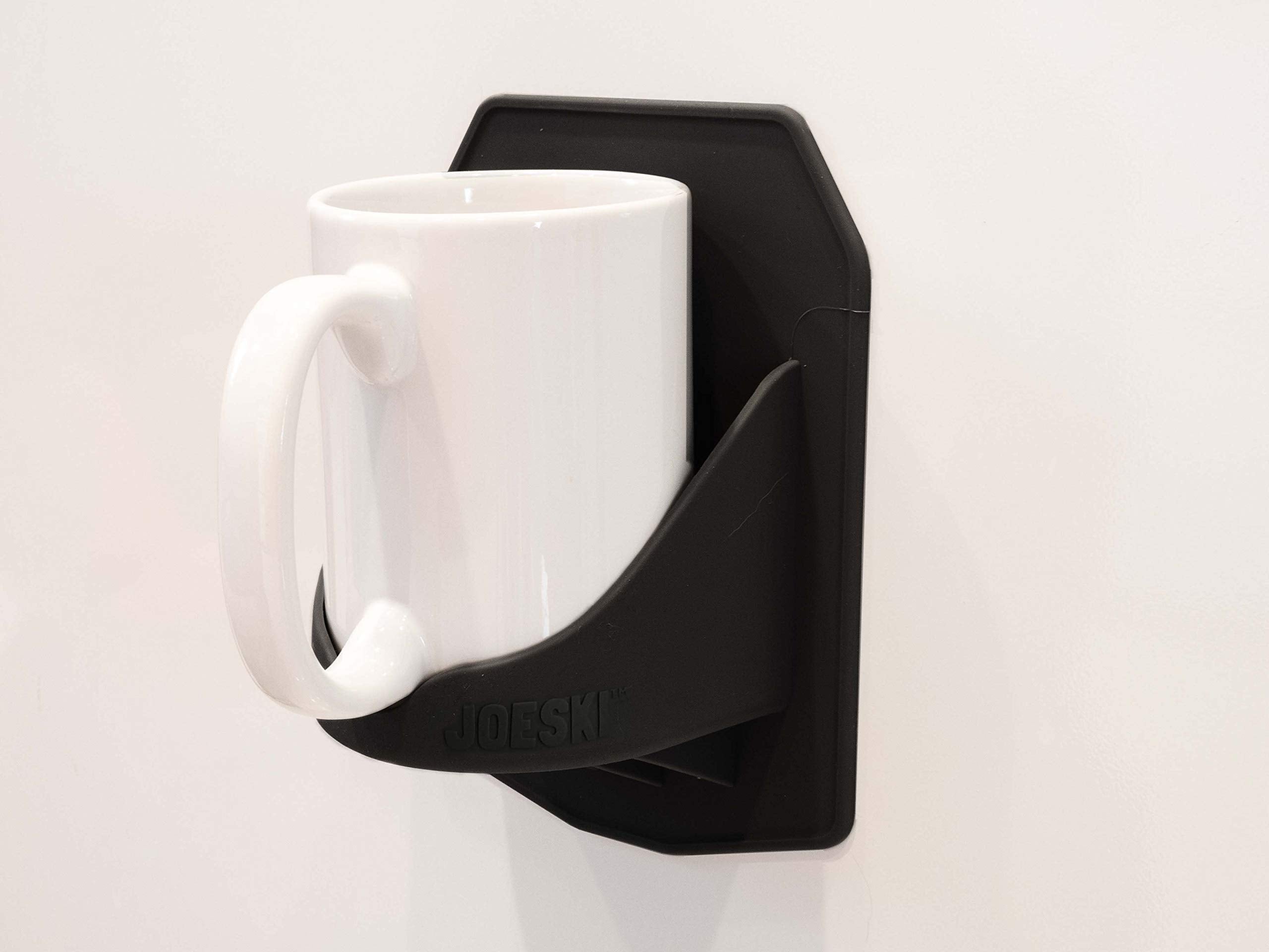 30 Watt JOESKI | Portable Shower Coffee Cup Holder | Holds Coffee or Cocktails | Patented Silicone Drink Holders Grips Any Shiny Bath Surface | Gift for a Beverage Lover