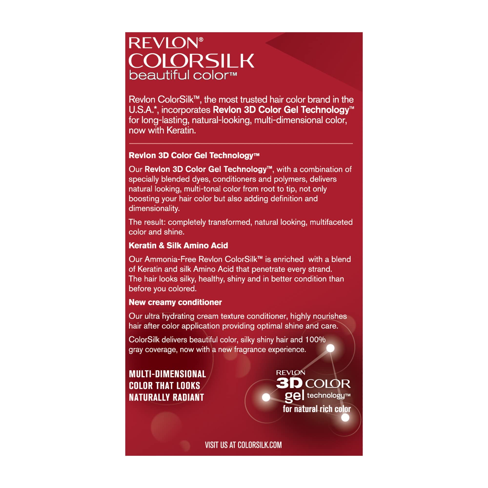 Revlon ColorSilk Hair Color, 20 Brown Black 1 ea (Pack of 5)