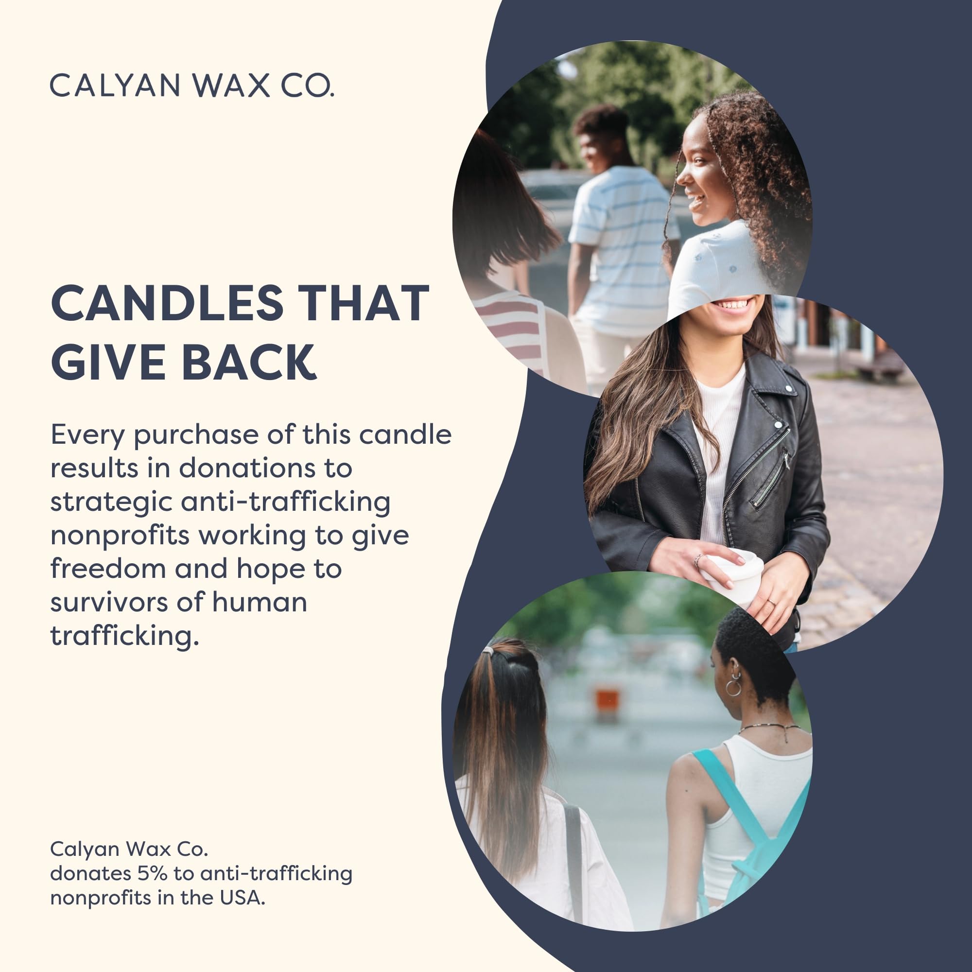 Calyan Wax Co. Lavender & Bergamot Scented Candle - 75 Hour Burn - Luxury Clean Soy Wax Candles - Long Lasting Black Tumbler Jar Candle for Home - 10.2oz