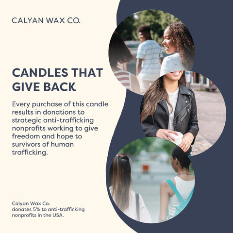 Calyan Wax Co. Lavender & Bergamot Scented Candle - 75 Hour Burn - Luxury Clean Soy Wax Candles - Long Lasting Black Tumbler Jar Candle for Home - 10.2oz