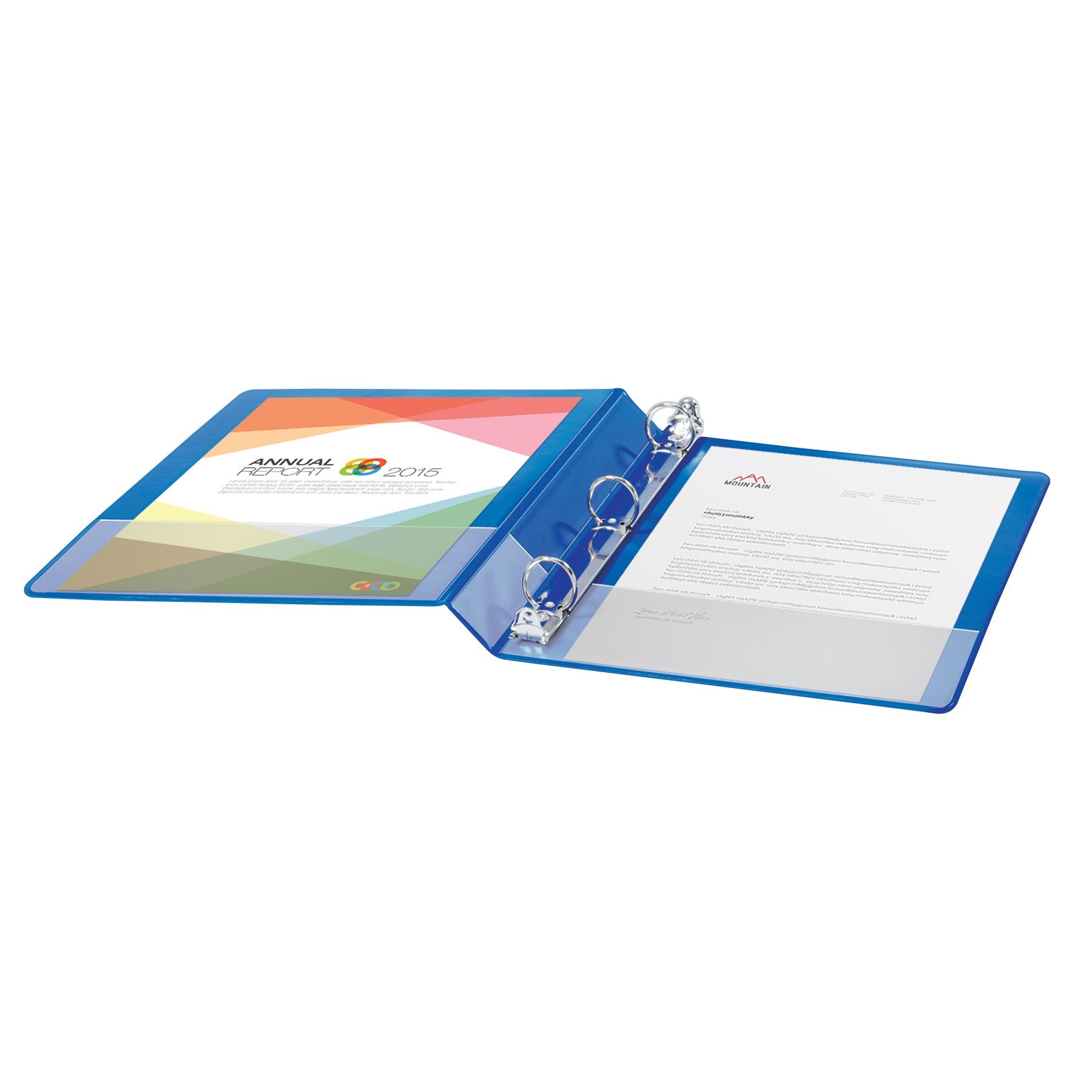 Cardinal Performer Reference Non-Locking Round Ring Binder, 1-Inch, Blue (72712)