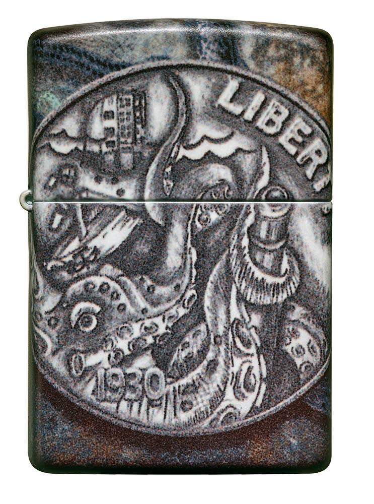 Zippo Pirate Coin 540 Color Pocket Lighter