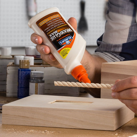 Elmer's Carpenter's Wood Glue Max, Interior and Exterior, 16 Ounces
