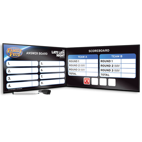 Family FEUD Late Late Night Edition Card Game, Anything but Family-Friendly, 400 Naughty Survey Questions, Complementary App with Sound Effects from The Show