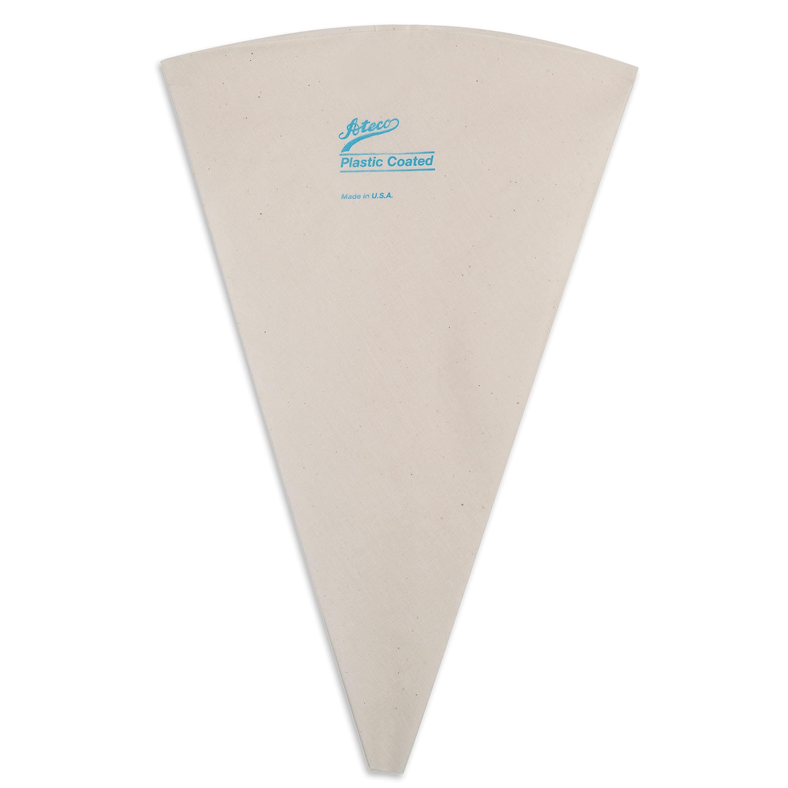 Ateco Plastic Coated Canvas Decorating Bag, 21-Inch, Reusable, Made in USA, White