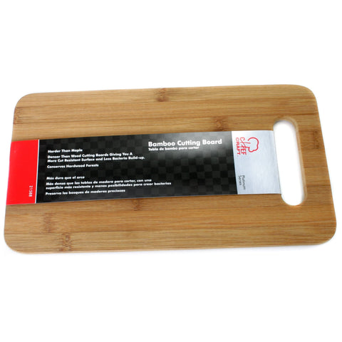 Chef Craft Classic Bamboo Cutting Board, 7.5 x 14 inch, Natural