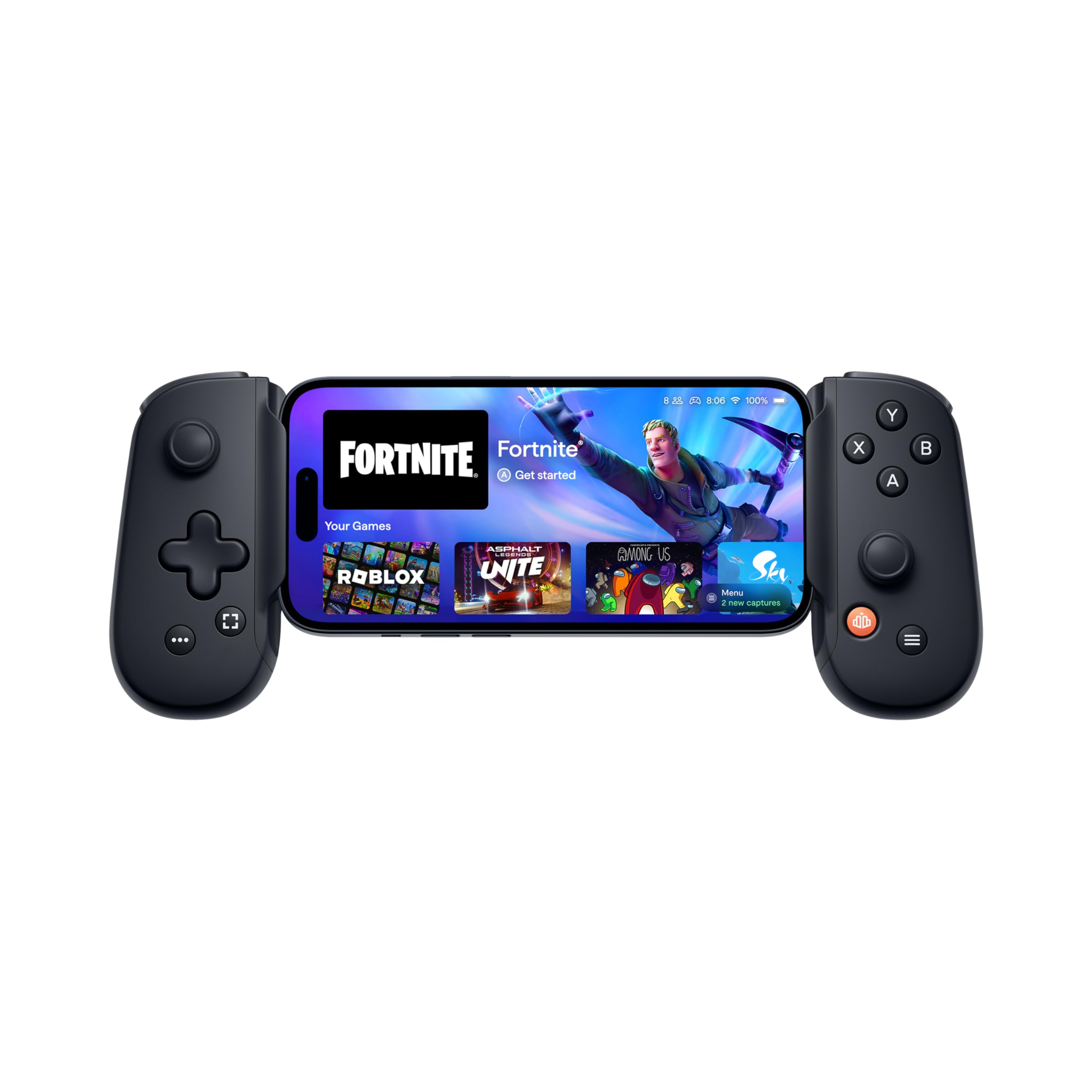 BACKBONE One Mobile Gaming Controller for iPhone 14 & Older (Lightning) 2nd Gen, Phone Controller, Play Xbox, PlayStation, PC, App Games & More (With 3 Months of Apple Arcade Access)