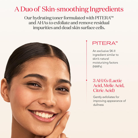 SK-II Facial Treatment Clear Lotion - Hydrating Face Toner with AHAs to Exfoliate & Visibly Improve Texture - Gentle Facial Toner Made with Salicylic & Lactic Acid for a More Even Skin Tone (5.4 oz)