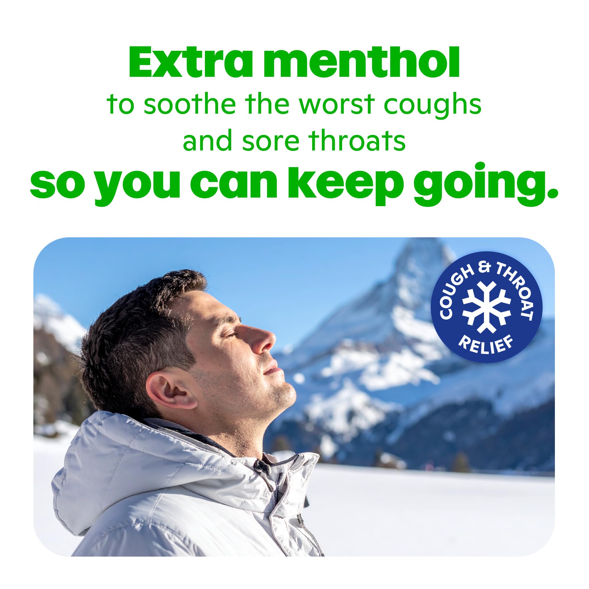 Ricola MAX Throat Care Swiss Cherry Drops with Extra Menthol Liquid Center - Maximum Cough and Sore Throat Relief for Cold & Flu Symptoms - 34 Count - Herbal Lozenges