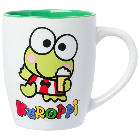 Silver Buffalo Sanrio Hello Kitty and Friends Featuring Keroppi Jumbo Coffee Ceramic Mug, 25 Ounces