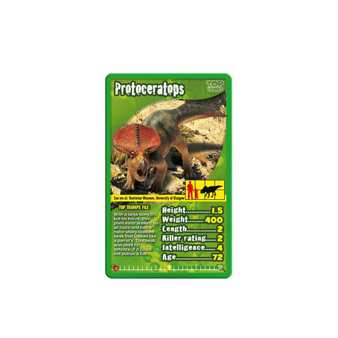 Top Trumps Dinosaurs Classics Card Game, Learn About The Tyrannosaurus Rex, Stegosaurus, Giganotsaurus in This Educational Pack, Gift and Toy for Boys and Girls Aged 6 Plus