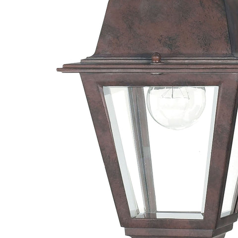Nuvo Lighting 60/488 Traditional One Light Hanging Lantern from Briton collection in Bronze/Dark finish