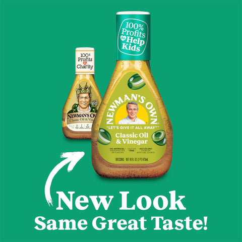 Newmans Own Drssng Oil Olive N Vinegar 16 OZ