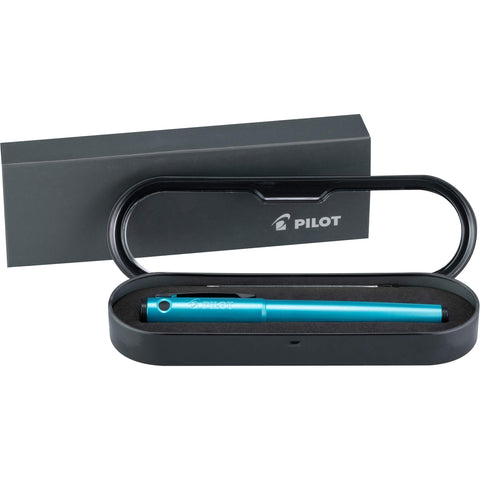 PILOT Explorer Lightweight Fountain Pen in Gift Box, Includes CON-B Converter; Turquoise Barrel, Medium Nib (12304)