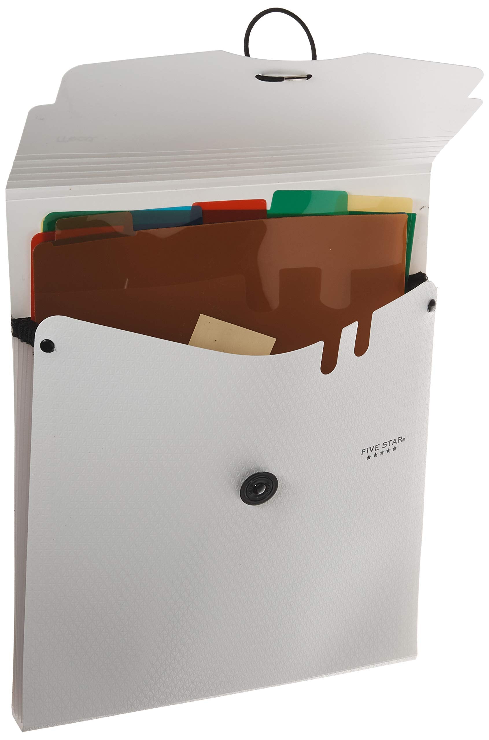 Five Star Expanding File Folder, 5-Pocket Expandable File Folder, Removable Files, (Color May Vary), 1 Count (35176)
