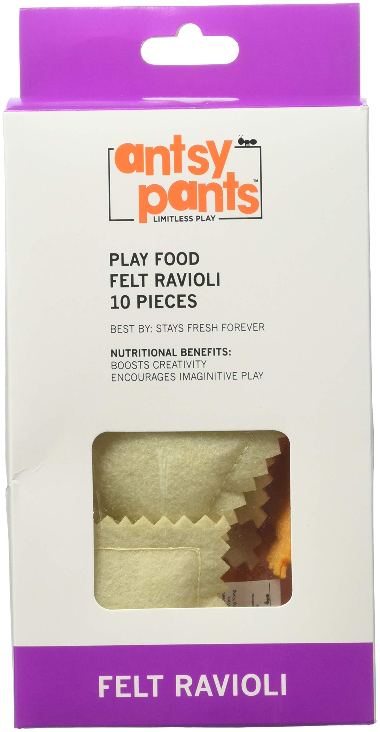 Antsy Pants Play Food Felt - Ravioli Pasta