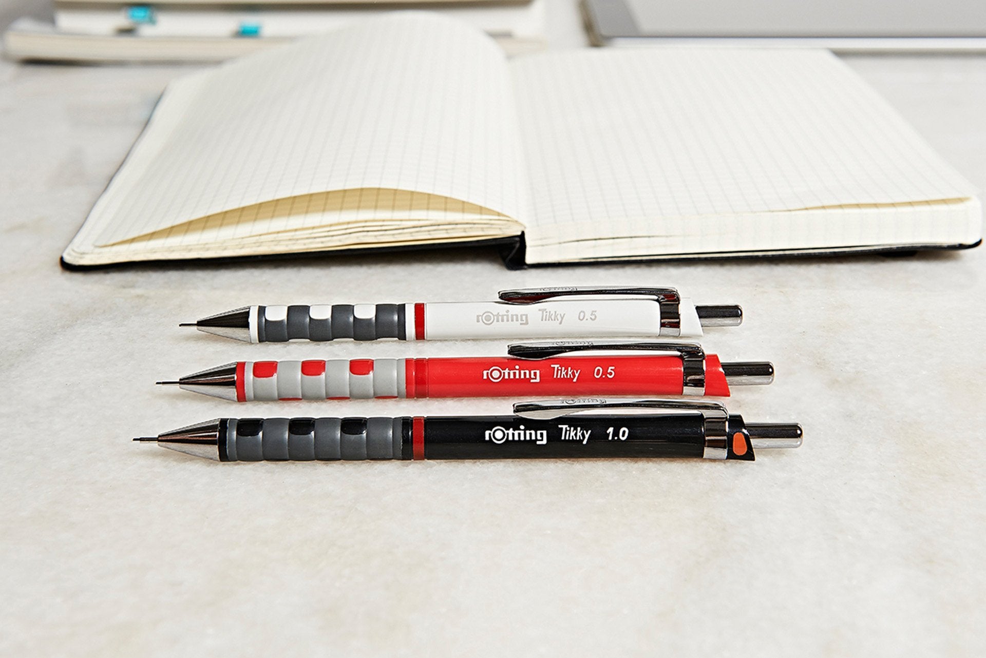 Rotring Tikky Mechanical Pencil, 0.7 mm, Black, Single (1904696)