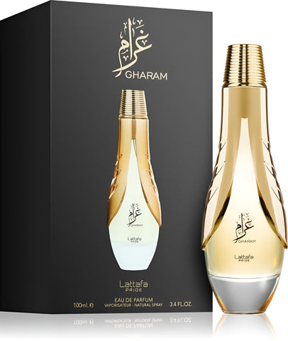 Lattafa Pride Gharam Eau de Parfum Spray for Unisex, 3.4 Ounce