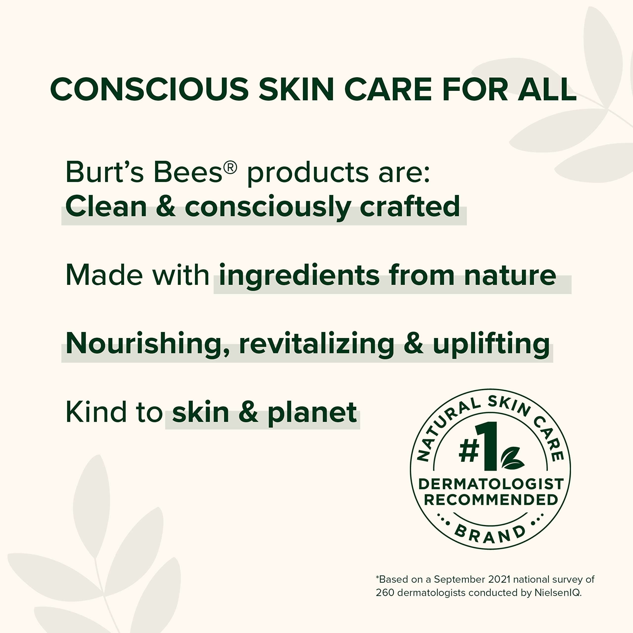 Burt's Bees Natural Acne Solutions Clarifying Toner With Salicylic Acid, Facial Toner for Acne-Prone Skin, 100 Percent Natural Origin Skin Care, 5 fl. oz. Bottle