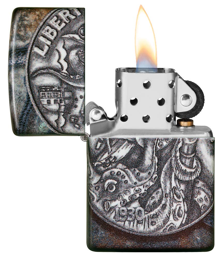 Zippo Pirate Coin 540 Color Pocket Lighter