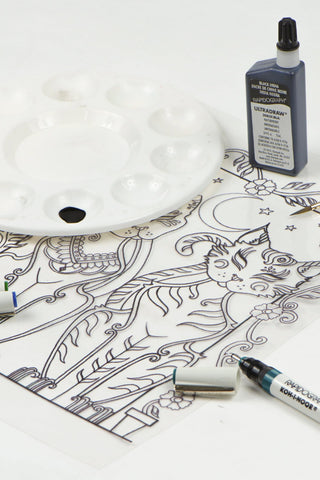 Koh-I-Noor Ultradraw Pigment-Based Ink, 8 Oz. Bottle, Black
