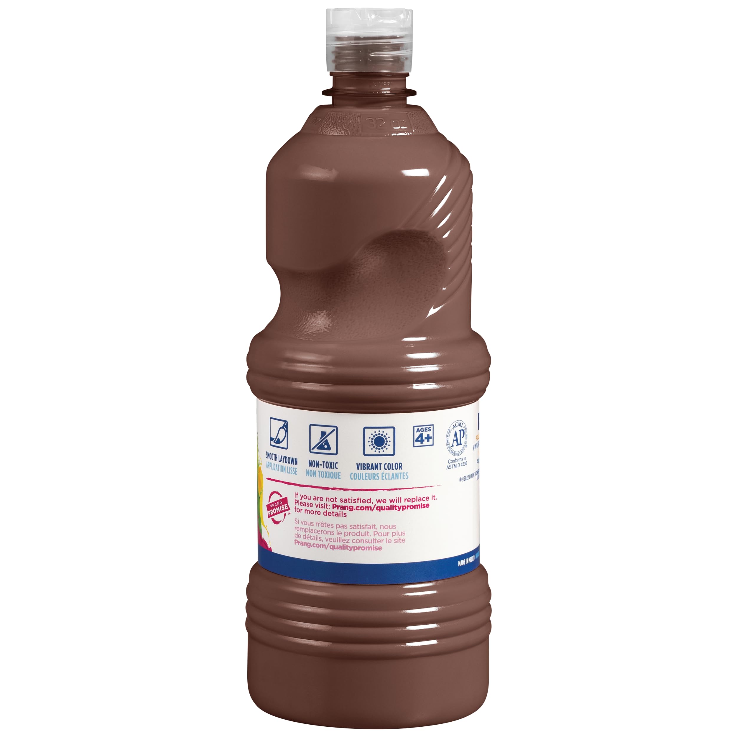 Prang Ready-to-Use Tempera Paint, Brown, 32 Oz., 1 Count