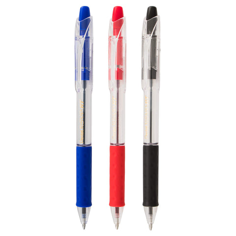 Pentel RSVP RT Retractable Ballpoint Pen, (1.0mm) Medium Line, Black Ink, Pack of 2 (BK93BP2A)