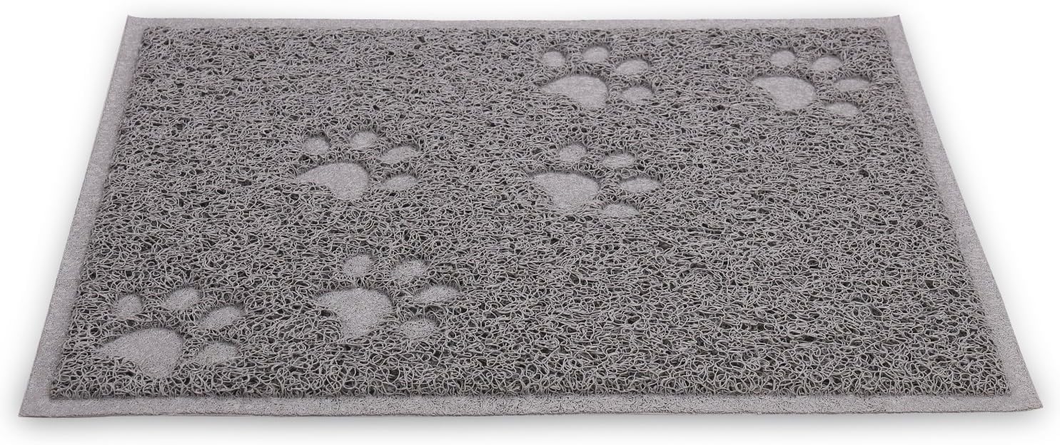 Bulk buys Cat Litter Mat. Traps Litter. Soft Non-Slip Surface. Easy to Clean. 11.5 x 15.75 in Gray Mat for Litter Box Area