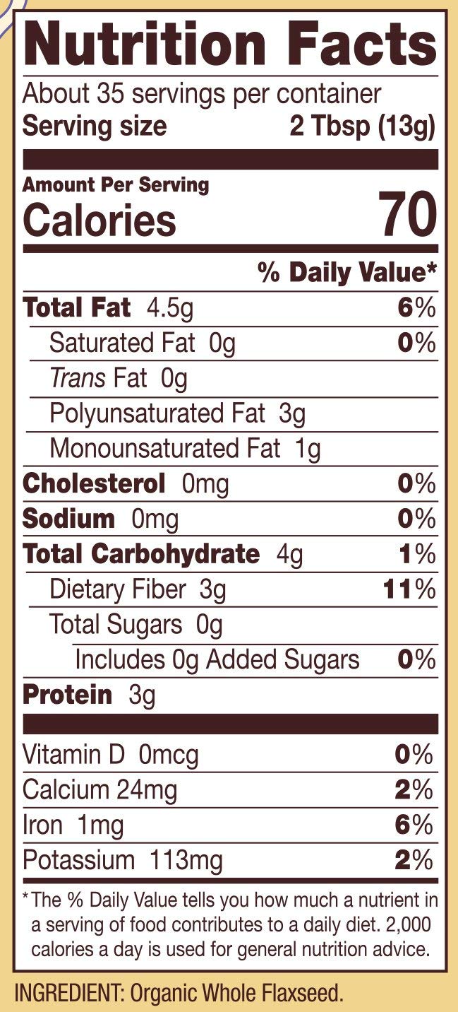 Bob's Red Mill Organic Brown Flaxseed Meal, 16-Ounce (Pack of 2)