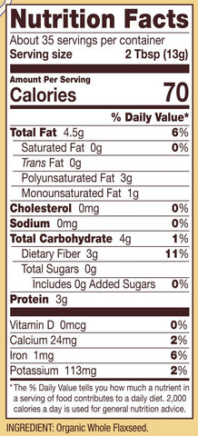 Bob's Red Mill Organic Brown Flaxseed Meal, 16-Ounce (Pack of 2)