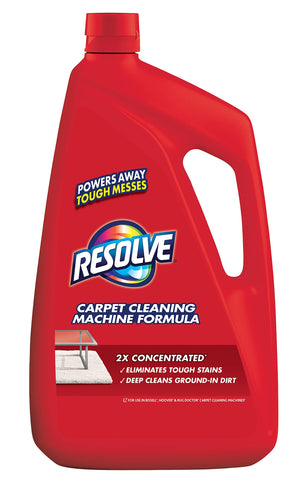 Resolve Carpet Steam Cleaner Solution, 22 fl oz Bottle, 2X Concentrate (Pack of 1)