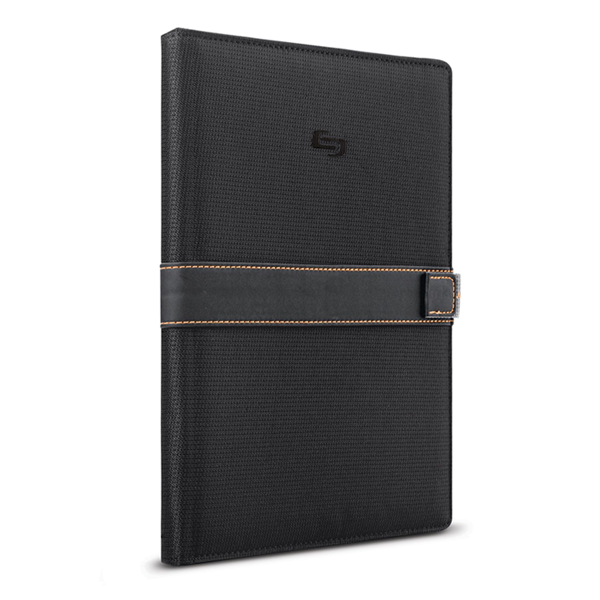 Solo New York Universal Tablet Case - Fits 8.5"-11" Tablets, Compatible with iPad 11th Generation, iPad Air M3, iPad Pro M4, Fire HD 10, & More, Magnetic Strap Closure - Metro, Black