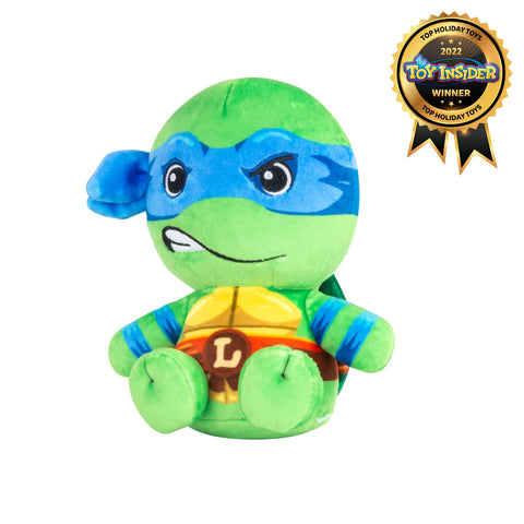 Club Mocchi-Mocchi- Teenage Mutant Ninja Turtles Plush - TMNT Leonardo Plushie - Ninja Turtle Stuffed Animal Toys and Room Decor - Plush Collectible TMNT Figures - 6 inch
