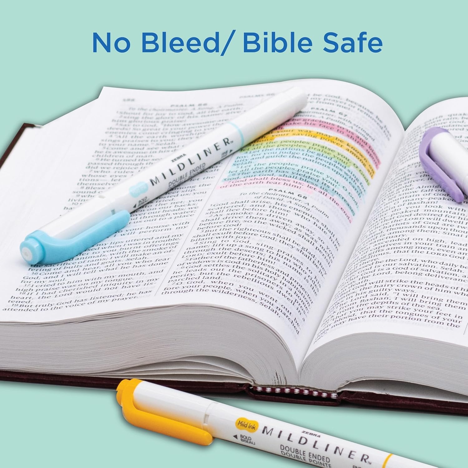 Zebra Pen Mildliner Dual-Tip Highlighters, Broad and Fine Tips, Ideal for Bible Highlighting, No Bleed, School Supplies, Teacher Supplies, and Office Supplies, Mild Apricot Ink, 12-Pack (78590upc)