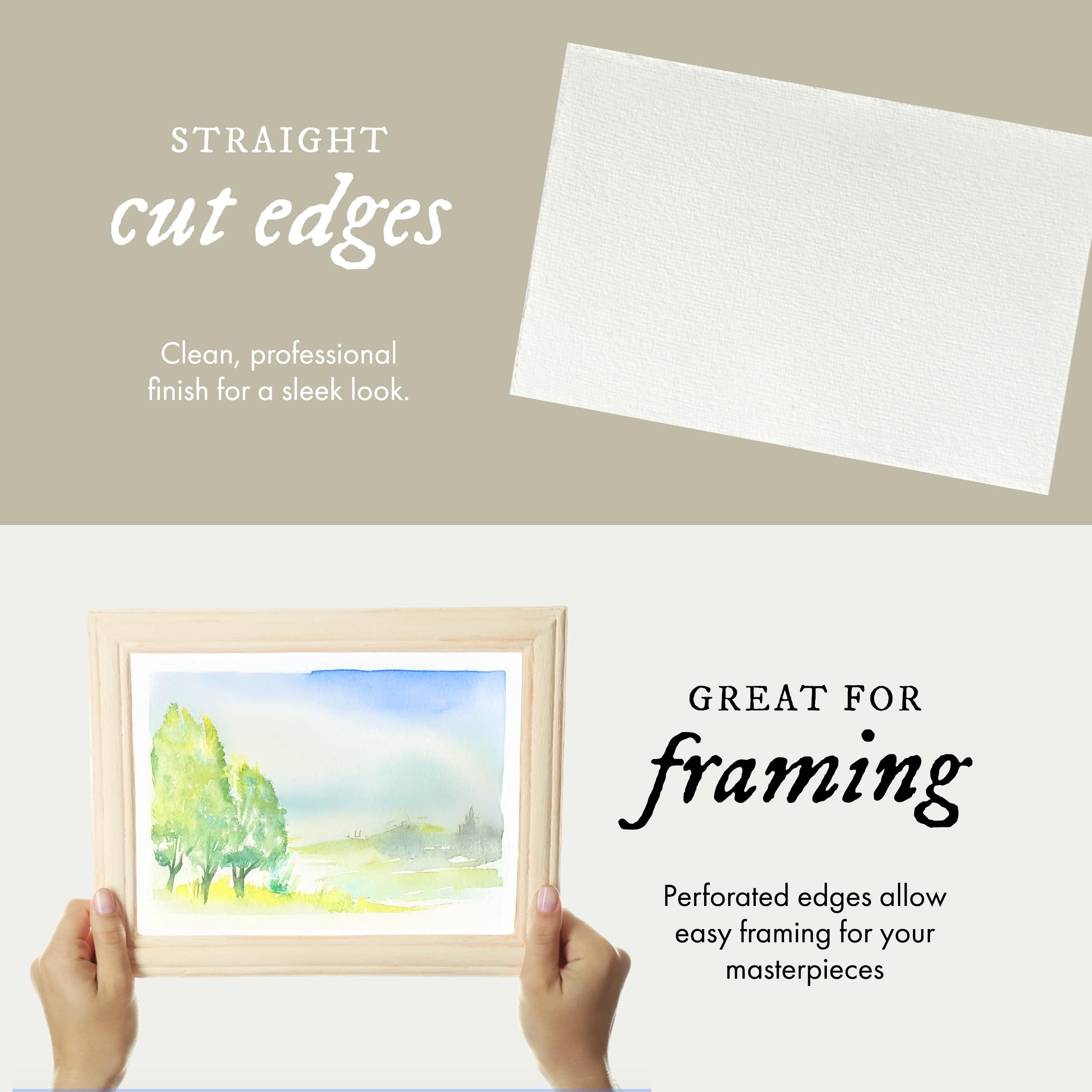 Indigo Artpapers Watercolor Paper Pad, 16 Sheets, 9x12 (140lb/300g) | Handmade 100% Cotton Rag, Cold Pressed Paint Paper, Acid-Free Water Color Paper Pad, Wirebound Watercolor Sketchbook Journal
