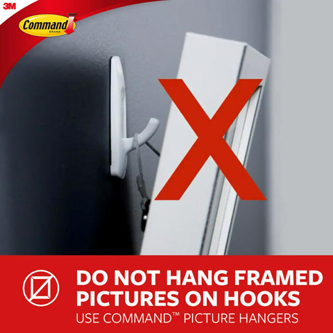 Command 5 lb Large Water-Resistant Refill Strips, 4 Strips, Reuse Large Bath Hooks or Caddies