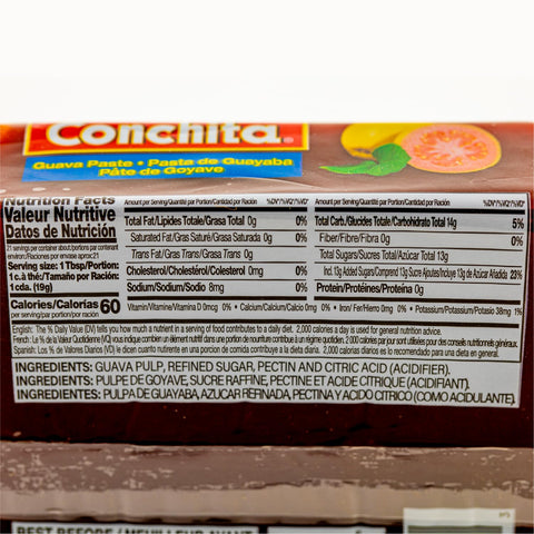 Conchita Guava Paste, 14.1 oz - Authentic Caribbean Flavor, Versatile Guava Spread for Snacks and Treats (Pack of 1)
