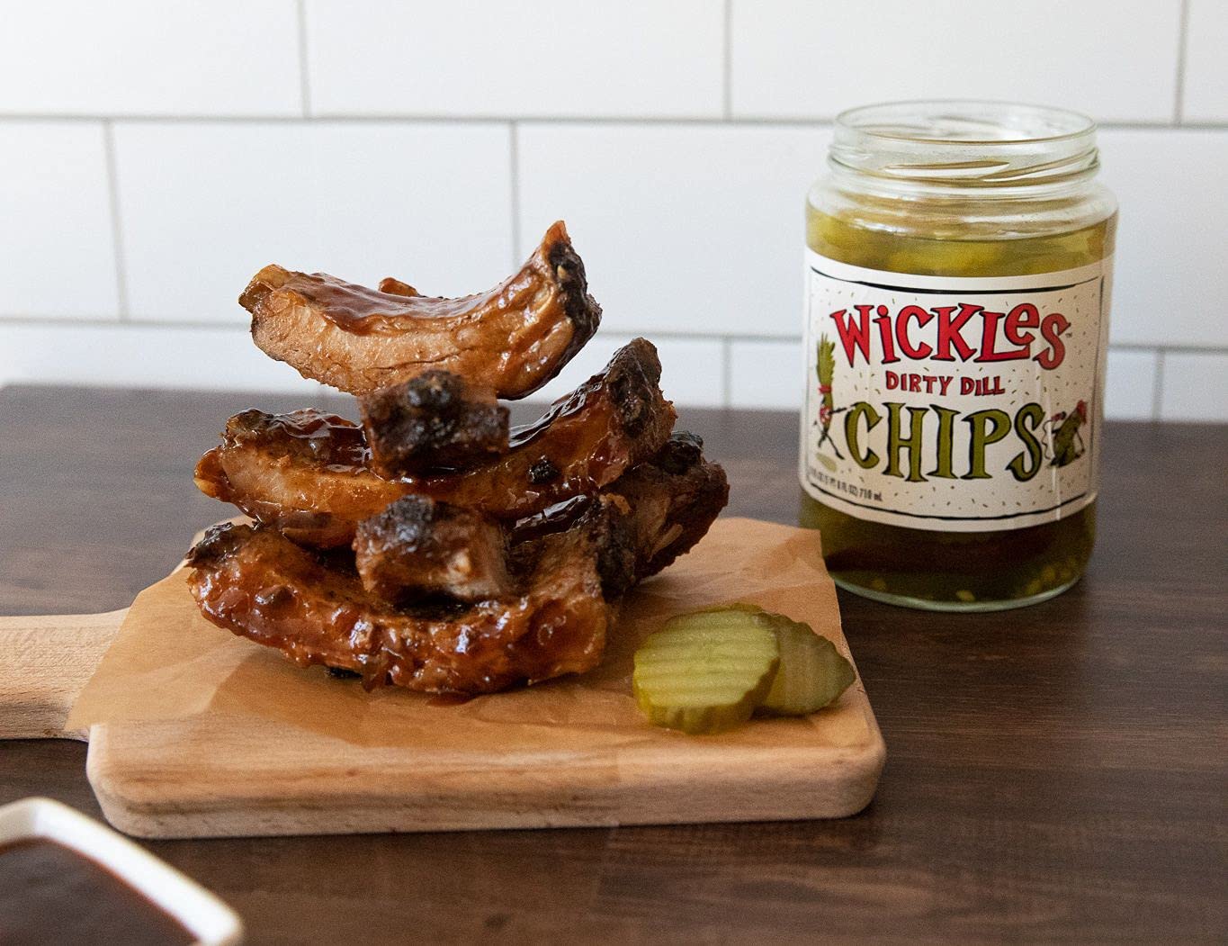 Wickles Wicked Pickle Chips, 16 oz