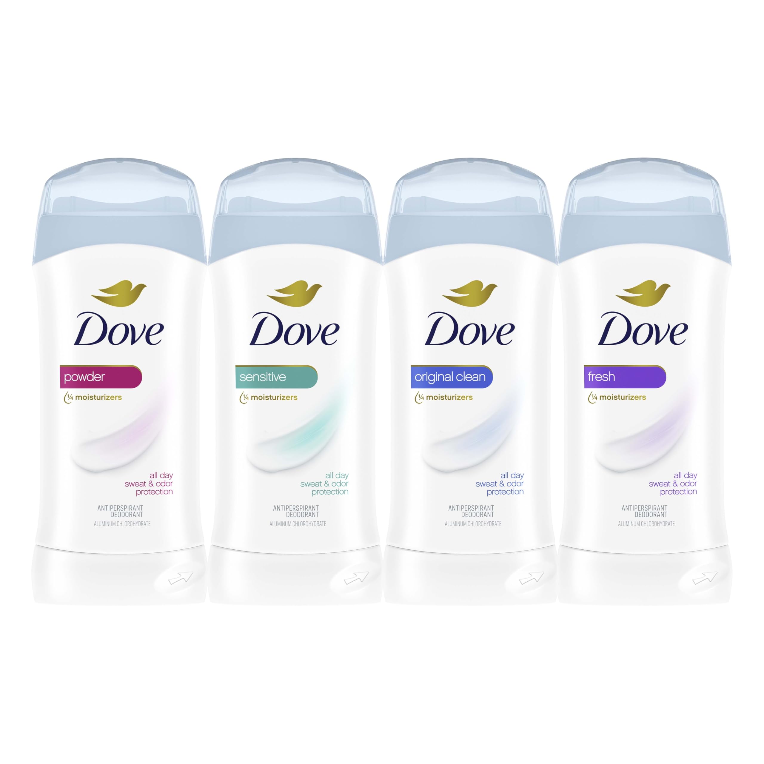 Dove Invisible Solid Antiperspirant Deodorant Stick Sensitive for Women, For 48H Underarm Sweat & Odor Protection 2.6 oz