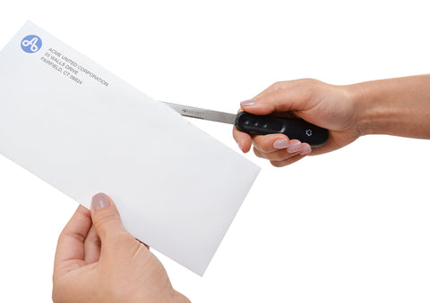 Westcott KleenEarth Recycled Letter Opener, 9-Inch (14821), Black
