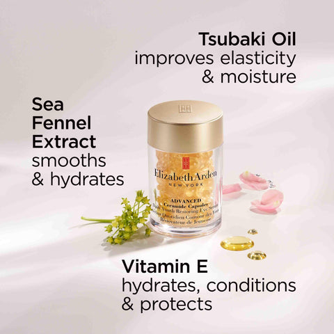 Elizabeth Arden Advanced Ceramide Eye Serum Capsules, Youth Restoring Daily Skin Care, 60 Count