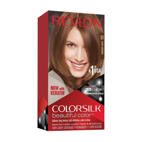 Revlon Colorsilk #51 Light Brown (Pack of 3)